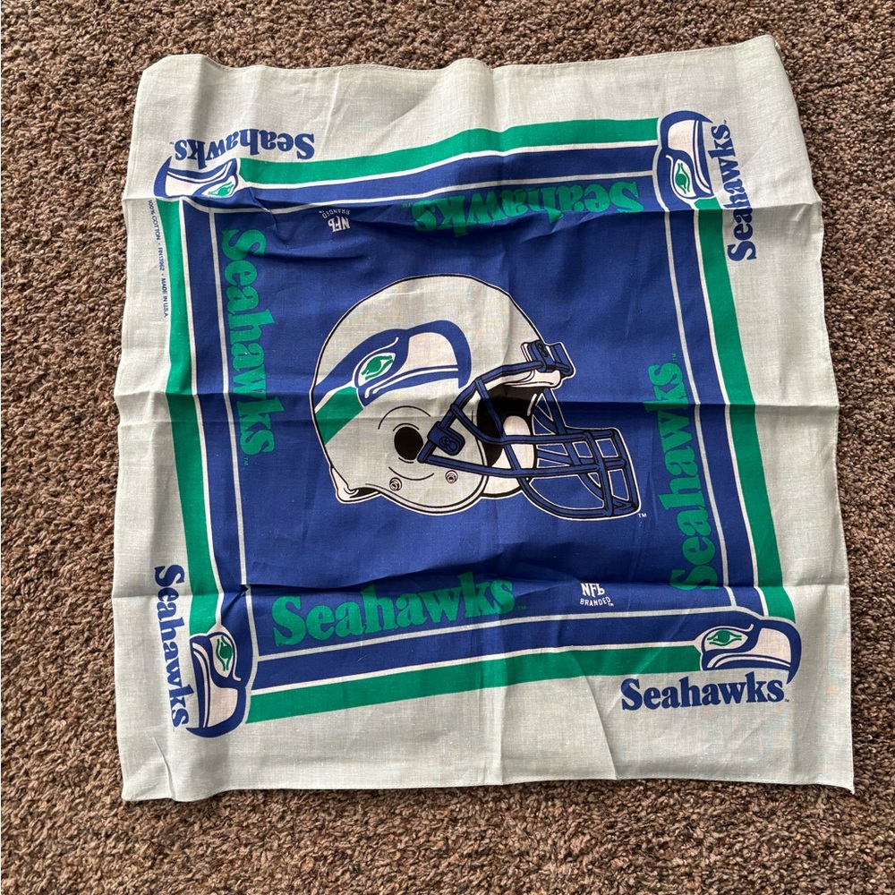 Seahawks Bandana with Helmet Design